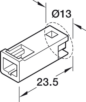 4 分岐ケーブル, Häfele Loox5 12 V、2芯（単色またはマルチホワイト2線技術）用