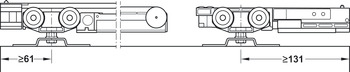 引戸用金具, Slido D-Line11 50P から 120P、ランニングレールなしセット
