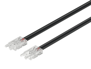 クリップ付き連結ケーブル, ハーフェレ Loox5 LED テープライト 8 mm 3 芯（マルチホワイト）用